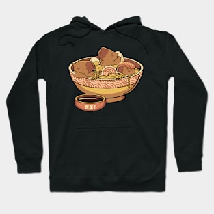 Capybara Cute Ramen by Tobe Fonseca Hoodie